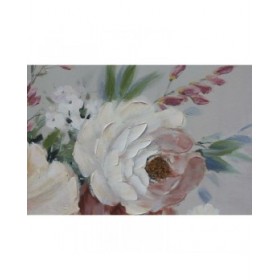 Quadro DKD Home Decor Fiori (80 x 2,8 x 80 cm) (2 Unità)