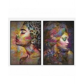 Tela DKD Home Decor Coloniale Africana (40 x 3,5 x 55 cm) (2 Unità)