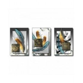 Quadro DKD Home Decor Moderno (53 x 3,5 x 73 cm) (3 Unità)