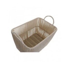 Set di Cestini DKD Home Decor Beige Metallo 39 x 29 x 31 cm 3 Pezzi