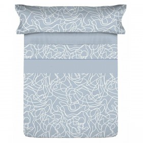 Set di Lenzuola Tejidos Reina Azzurro Matrimoniale