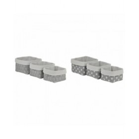 Set di Cestini DKD Home Decor 23 x 23 x 16 cm (2 Unità)