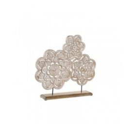 Statua Decorativa DKD Home Decor 50 x 9 x 45 cm Bianco