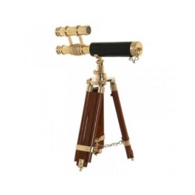 Statua Decorativa DKD Home Decor 24 x 17 x 34 cm Dorato Marrone Vintage