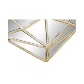 Statua Decorativa DKD Home Decor 26 x 5 x 21 cm Cuore Dorato