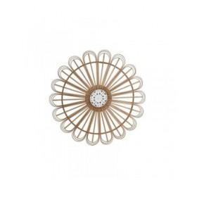 Decorazione da Parete DKD Home Decor Bianco Marrone Naturale Città 70 x 1.5 x 70 cm 70 x 1,5 x 70 cm 73 x 1,5 x 73 cm