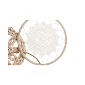 Decorazione da Parete DKD Home Decor 79 X 7 X 41,5 CM Naturale Bianco Boho