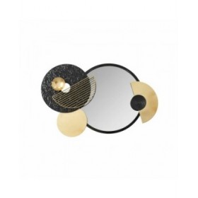 Specchio da parete DKD Home Decor Cerchi 83 x 5 x 54 cm