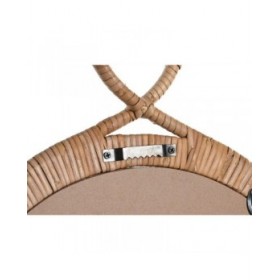 Specchio da parete DKD Home Decor Marrone Naturale Città 68 x 2 x 68 cm