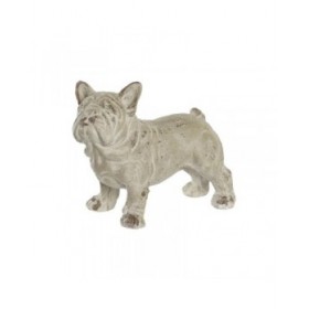 Statua Decorativa DKD Home Decor Finitura invecchiata Grigio Resina Cane (19 x 39 x 28,5 cm)