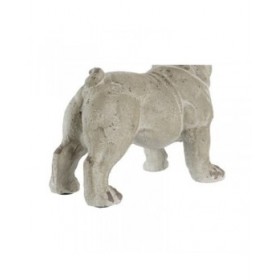 Statua Decorativa DKD Home Decor Finitura invecchiata Grigio Resina Cane (19 x 39 x 28,5 cm)