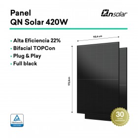 Kit Solare Autoinstallante Tornasol Energy KitPlug&PlayEffx800x20 800 W 20º