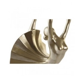 Statua Decorativa DKD Home Decor Nero Dorato Resina Moderno (20 x 16 x 33,5 cm)