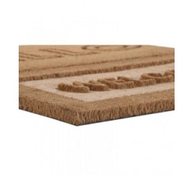 Zerbino DKD Home Decor Marrone Gomma Cocco (75 x 45 x 2,3 cm) (2 Unità)