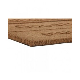 Zerbino DKD Home Decor Marrone Gomma Cocco (75 x 45 x 2,3 cm) (2 Unità)