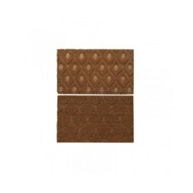 Zerbino DKD Home Decor Marrone Gomma Cocco (75 x 45 x 2,3 cm) (2 Unità)