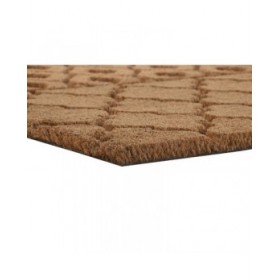Zerbino DKD Home Decor Marrone Gomma Cocco (75 x 45 x 2,3 cm) (2 Unità)
