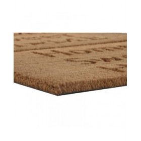 Zerbino DKD Home Decor Marrone Gomma Cocco (75 x 45 x 2,3 cm) (2 Unità)