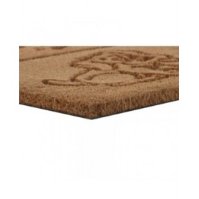 Zerbino DKD Home Decor Marrone Gomma Cocco (75 x 45 x 2,3 cm) (2 Unità)