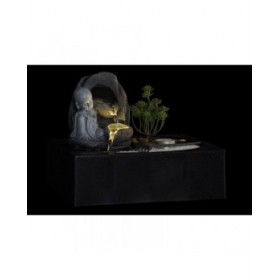 Fonte DKD Home Decor Buddha Resina Orientale 29 x 21 x 23 cm (2 Unità)