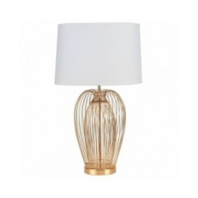 Lampada da tavolo DKD Home Decor Metallo Bianco 220 V 35 x 35 x 63 cm 50 W (2 Unità)
