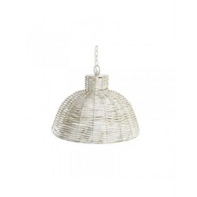 Lampadario DKD Home Decor 38 x 28 x 24 cm Dorato Bianco Ferro 50 W