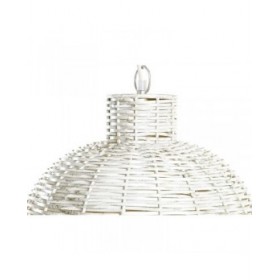 Lampadario DKD Home Decor 38 x 28 x 24 cm Dorato Bianco Ferro 50 W