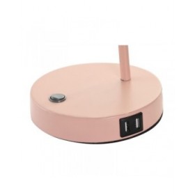 Lampada da tavolo DKD Home Decor 22 x 15 x 46 cm Cristallo Argentato Nero Grigio Rosa Metallo Bianco 220 V 40 W 25 W 4 Pezzi