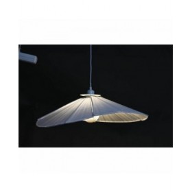 Lampadario DKD Home Decor Metallo Lino Bianco 50 W (68 x 68 x 21 cm)