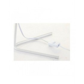 Lampada da tavolo DKD Home Decor Dorato Metallo Lino Bianco 50 W Moderno (25 x 31 x 57 cm) (2 Unità)