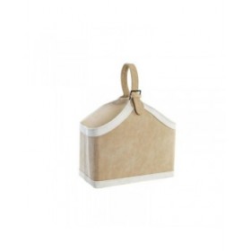 Portariviste DKD Home Decor Cammello Crema Poliuretano (40 x 19 x 50 cm)