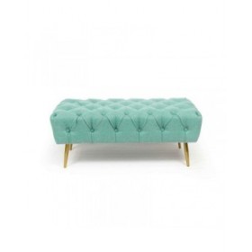 Panca DKD Home Decor Verde Dorato Metallo 103 x 46 x 42 cm