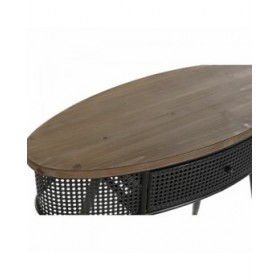 Ingresso DKD Home Decor Marrone Nero 90,5 x 39 x 78 cm