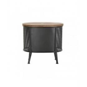 Comodino DKD Home Decor Abete Metallo (53 x 35 x 51 cm)
