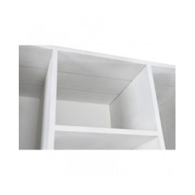 Scaffale DKD Home Decor Bianco Metallo Legno di mango 90 x 40 x 180 cm
