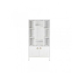 Scaffale DKD Home Decor Bianco Metallo Legno di mango 90 x 40 x 180 cm