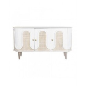 Credenza DKD Home Decor Bianco Naturale 153 x 41 x 83 cm