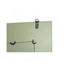 Specchio da parete DKD Home Decor Rosso Verde Dorato Orientale 70 x 2 x 90,5 cm