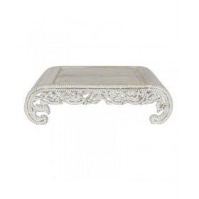 Tavolo aggiuntivo DKD Home Decor Bianco Legno di mango 89 x 63,5 x 25,4 cm