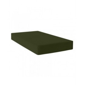 Lenzuolo con angoli aderenti HappyFriday Basic Verde scuro 200 x 200 x 32 cm