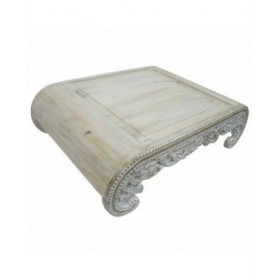 Tavolo aggiuntivo DKD Home Decor Bianco Legno di mango 89 x 63,5 x 25,4 cm