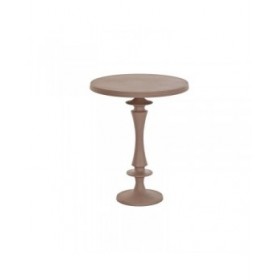 Tavolo aggiuntivo DKD Home Decor Rosa Alluminio (40 x 40 x 50 cm)