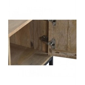 Mobile TV DKD Home Decor Metallo Legno di mango (140 x 40 x 50 cm)