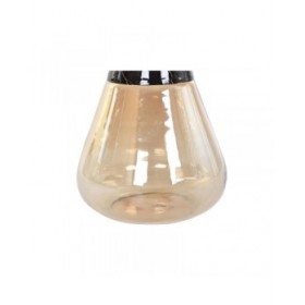 Tavolo aggiuntivo DKD Home Decor Bicolore Cristallo Ferro 60 x 60 x 57 cm