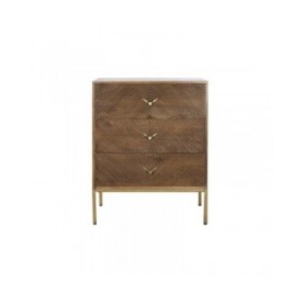 Cassettiera DKD Home Decor Metallo Legno di mango (70 x 40 x 90 cm)