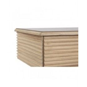 Ingresso DKD Home Decor 100 x 40 x 76 cm Dorato Marrone Chiaro Legno di paulownia Legno MDF