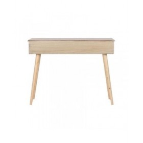 Ingresso DKD Home Decor 100 x 40 x 76 cm Dorato Marrone Chiaro Legno di paulownia Legno MDF