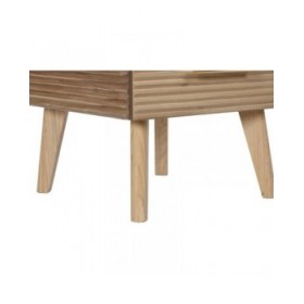 Cassettiera DKD Home Decor Dorato Marrone Chiaro Legno Legno di paulownia Legno MDF Scandi 45 x 40 x 100 cm 42 x 40 x 100 cm