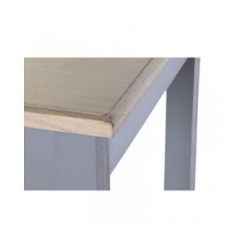 Tavolo da Pranzo DKD Home Decor Grigio Naturale Legno Legno di paulownia Legno MDF 161.5 x 81.5 x 78 cm 161,5 x 81,5 x 78 cm