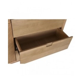 Credenza DKD Home Decor Multicolore Marrone Chiaro Legno Pino Legno MDF 120 x 40 x 80 cm